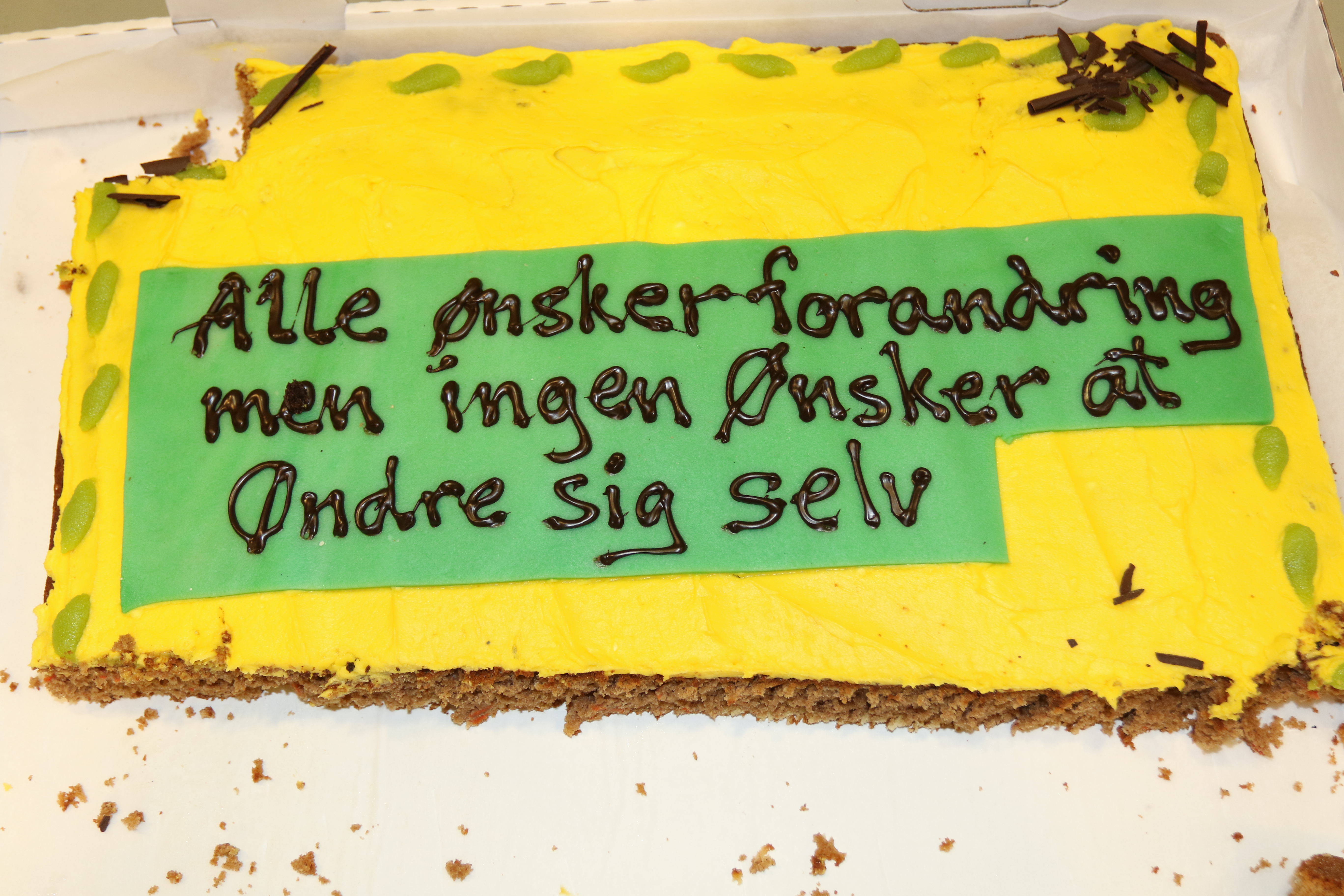 Opfordringen til de fremmødte om at være omstillingsparate var ikke til at tage fejl af.